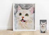 cat portraits uk, cat portrait photo, custom cat portrait, personalised cat portrait, Pet Portrait Gifts, pet portraits from photos uk