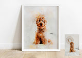 Pet Portrait Custom, Pet Loss Gifts, Portrait Custom, Custom Dog Portrait, Dog Portrait, Watercolor Portrait, Digital Watercolor,