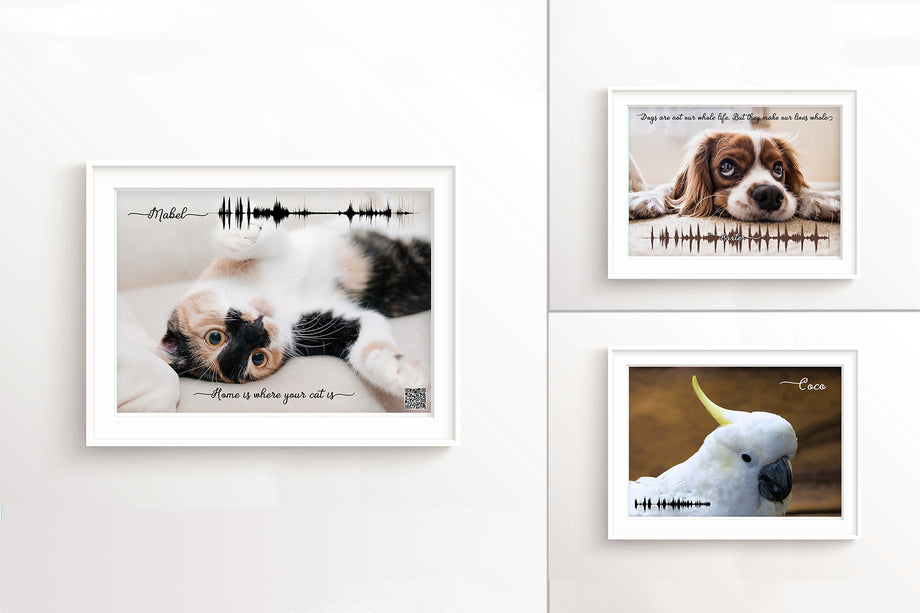 Personalized dog hot sale wall art