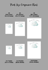 Crafty Cow Design - print size comparison chart