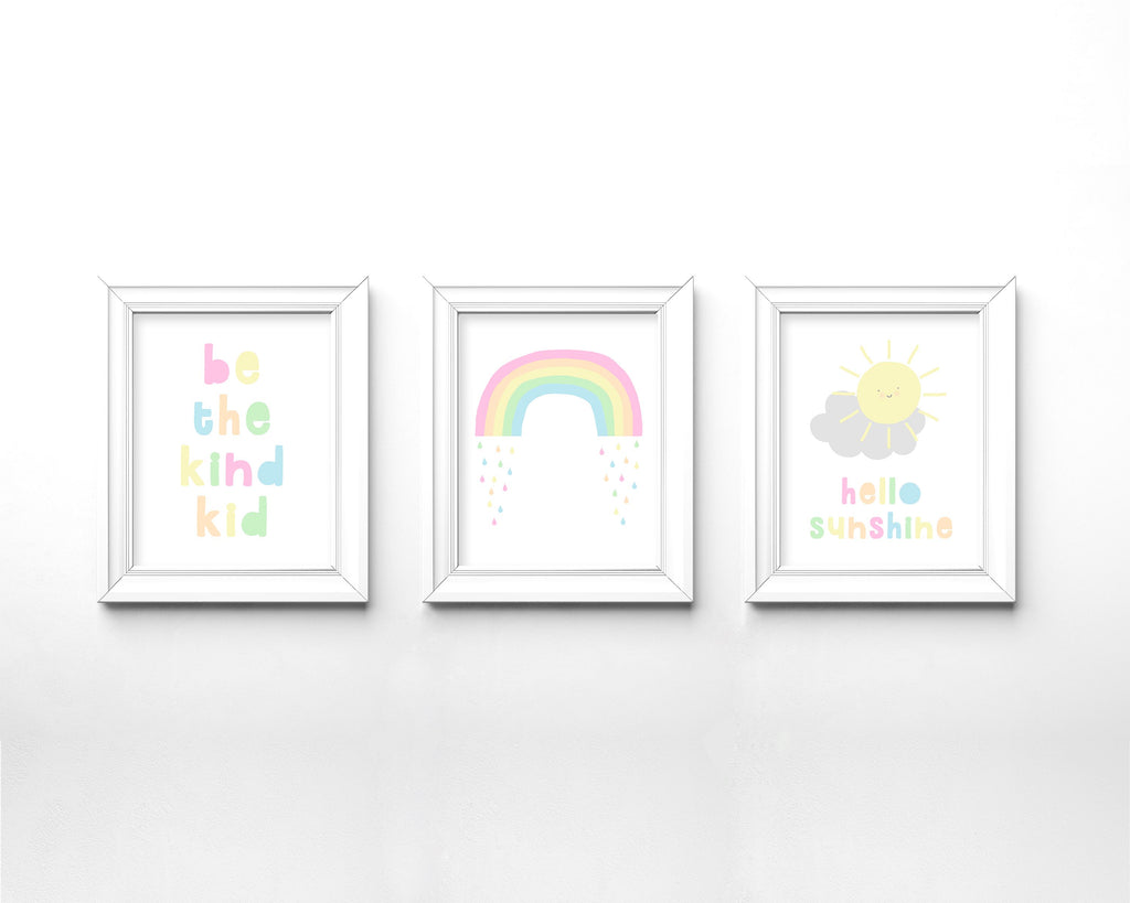be the kind kid quote, be the kind kid poster, be the kind kid quote poster, hello sunshine print, hello sunshine poster