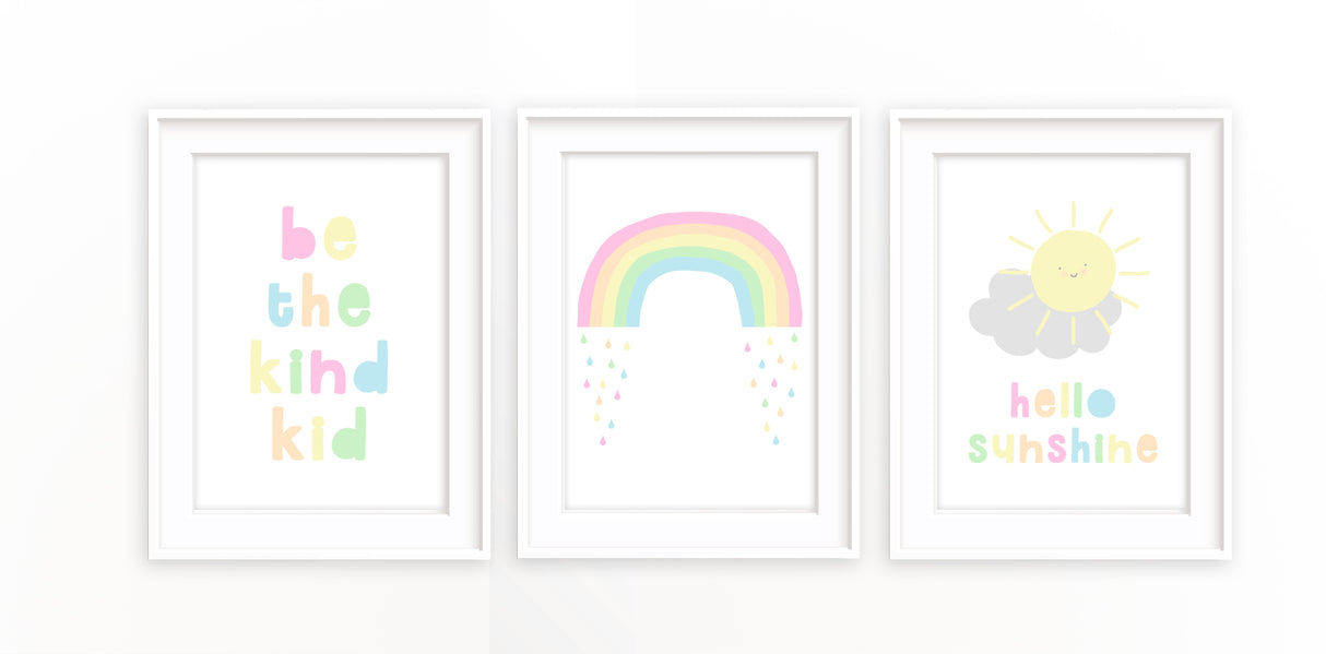 pastel rainbow nursery theme, pastel rainbow nursery art, pastel rainbow baby nursery, pastel nursery decor, kids prints