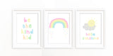 pastel rainbow nursery theme, pastel rainbow nursery art, pastel rainbow baby nursery, pastel nursery decor, kids prints