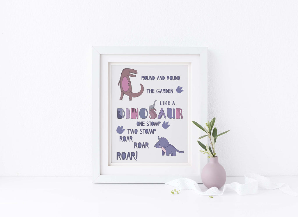 dinosaur nursery decor girl, Round and Round the Garden Printable, dinosaur nursery decor uk, dinosaur nursery wall decor