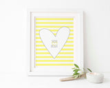 Shine Bright Nursery Wall Art Print, Yellow and Grey Nursery Ideas, yellow and grey baby nursery, new baby room decor