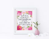 So Do Not Fear For I Am With You Bible Verse Print / Printable Art, Isaiah 41 10 Wall Art, So Do Not Fear Print, Bible Verse Print