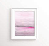 peaceful ocean artwork, peaceful pictures, peaceful sea images, bathroom ocean decor, Soothing Grey and Pink Coastal Artwork