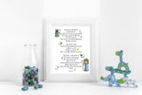 Nursery Bible Verse Art, Bible Verse for Nursery, Nursery Bible Verses, Bible Art Prints, The Lord is My Shepherd kids print