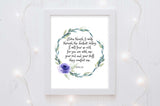 Bible Verse Wall Art Print, Bible Verse for Healing, Scripture Art, Scripture for Healing, Bible Verse Wall Art