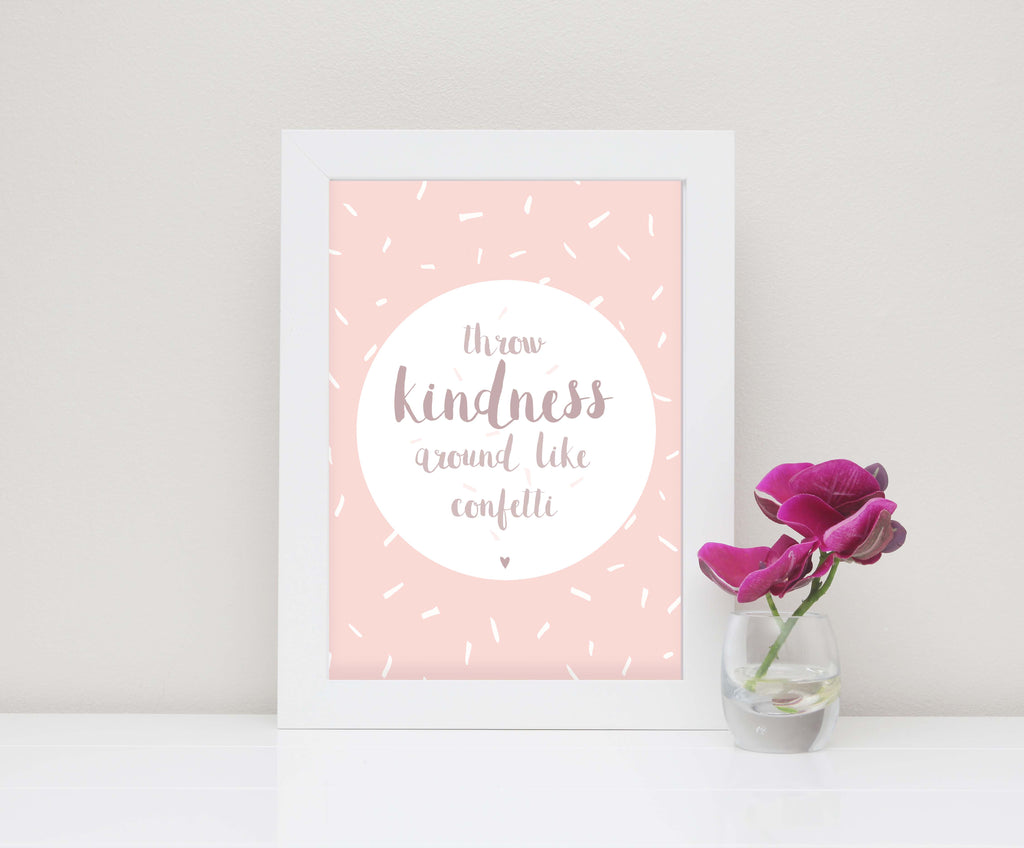 Throw Kindness Around Like Confetti Printable, kindness quotes, kindness quotes for kids