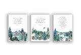 Christian Art Gifts, Christian Print Set, bible verse wall art uk, contemporary christian wall art, bible verse prints