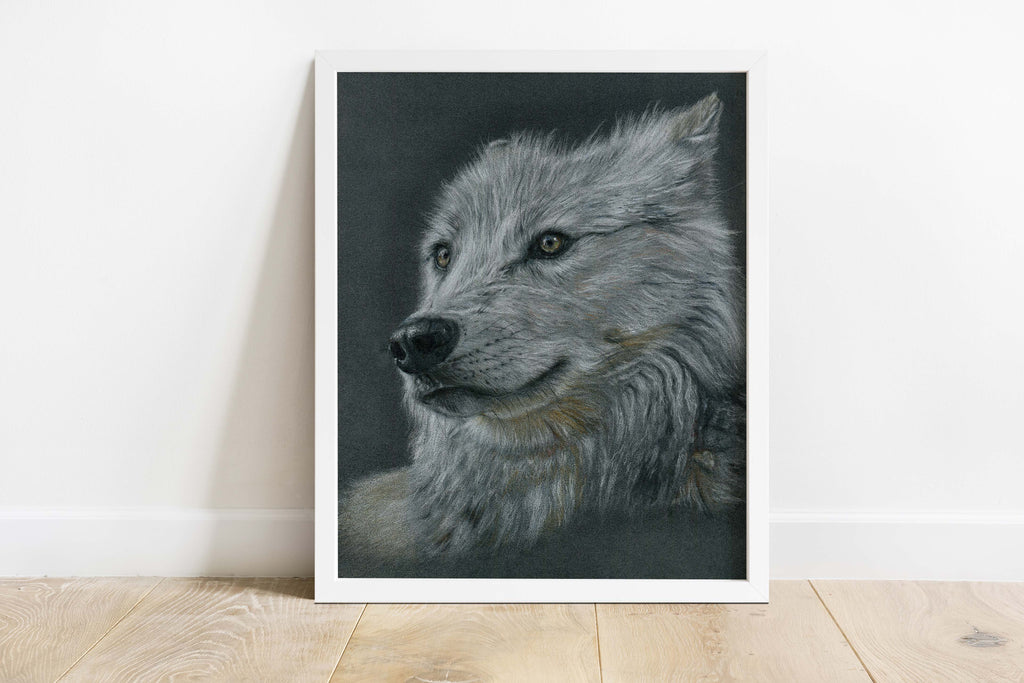 Wolf Drawing Wall Art, Wolf Decor For Bedroom, Wolf Pictures Print, modern wolf wall art, wolf decor ideas, wolf art