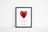 Fingerprint Print, Valentine's Day Ideas for Husband, Gifts for Men, Unique Gift for Husband, personalised fingerprint