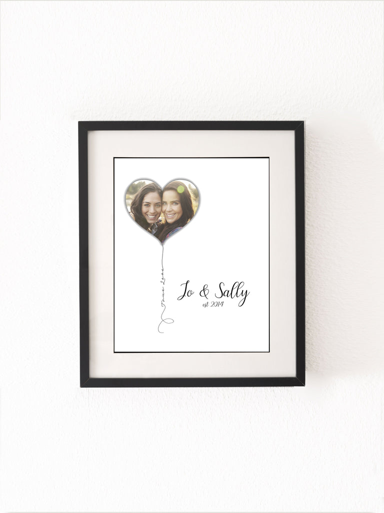 CouplePrint - lesbian wedding gifts, hers and hers gifts uk, mrs & mrs weddin gifts uk, Engagement Gifts For Couples, Personalised Wedding Gifts, Photo Gifts