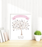 Fingerprint Tree Print - Wedding Fingerprint Tree Print, Wedding Tree Guest Book Alternative, Wedding Thumbprint Tree, Wedding Fingerprint Tree Kit, Non Traditional Guest Book Ideas