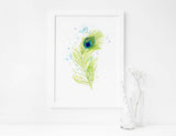 bird watecher gift, peacock lover gift, peacock feathers art, feather art print, feathers art prints, feather prints