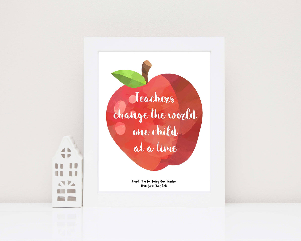 Personalised Prints 1 - Personalized Gifts For Teachers, Teacher Appreciation Gifts Teachers