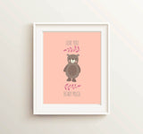 Love You Beary Much Bear Print art, Bear Nursery Decor, cute nursery ideas, cute nursery decor, cute nursery pictures