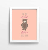 new baby gifts, new baby girl gifts, peach nursery decor, new baby quotes, peach nursery print, peach pink nursery