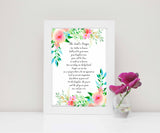 Contemporary Text Version of Lords Prayer Picture - Perfect Christian Gift